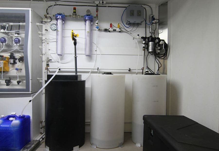 Anolyt-(HClO-)Testanhänger, 300 L/h — Alberta, Kanada (3)