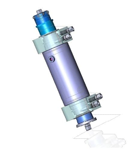 REACTRINA-Zelle RD-120, 3D-Seitenansicht